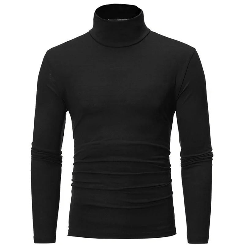 Men Thin Mock Neck