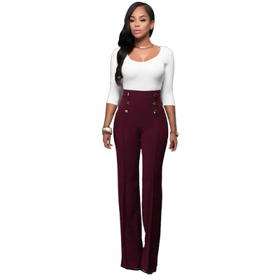 Women Button Trousers