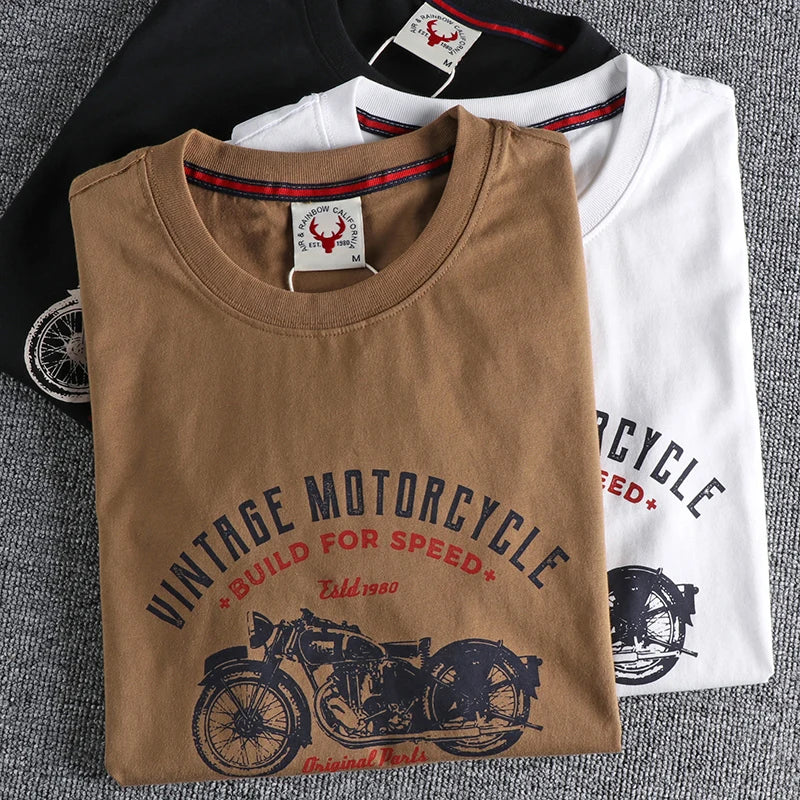 Men Motorcycle T-Shirt