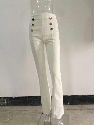 Women Button Trousers