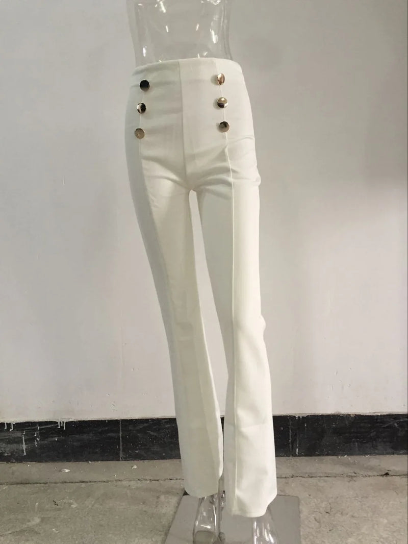 Women Button Trousers