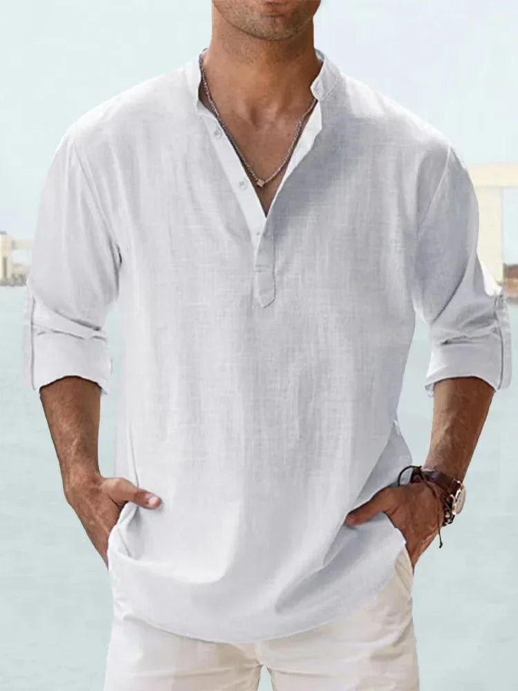 Men Linen Top