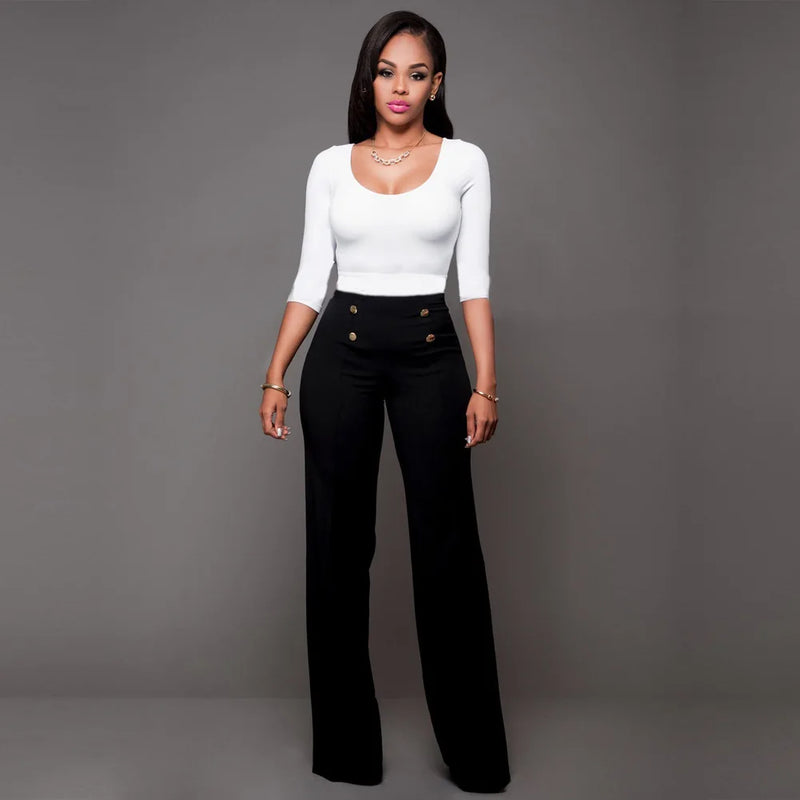 Women Button Trousers