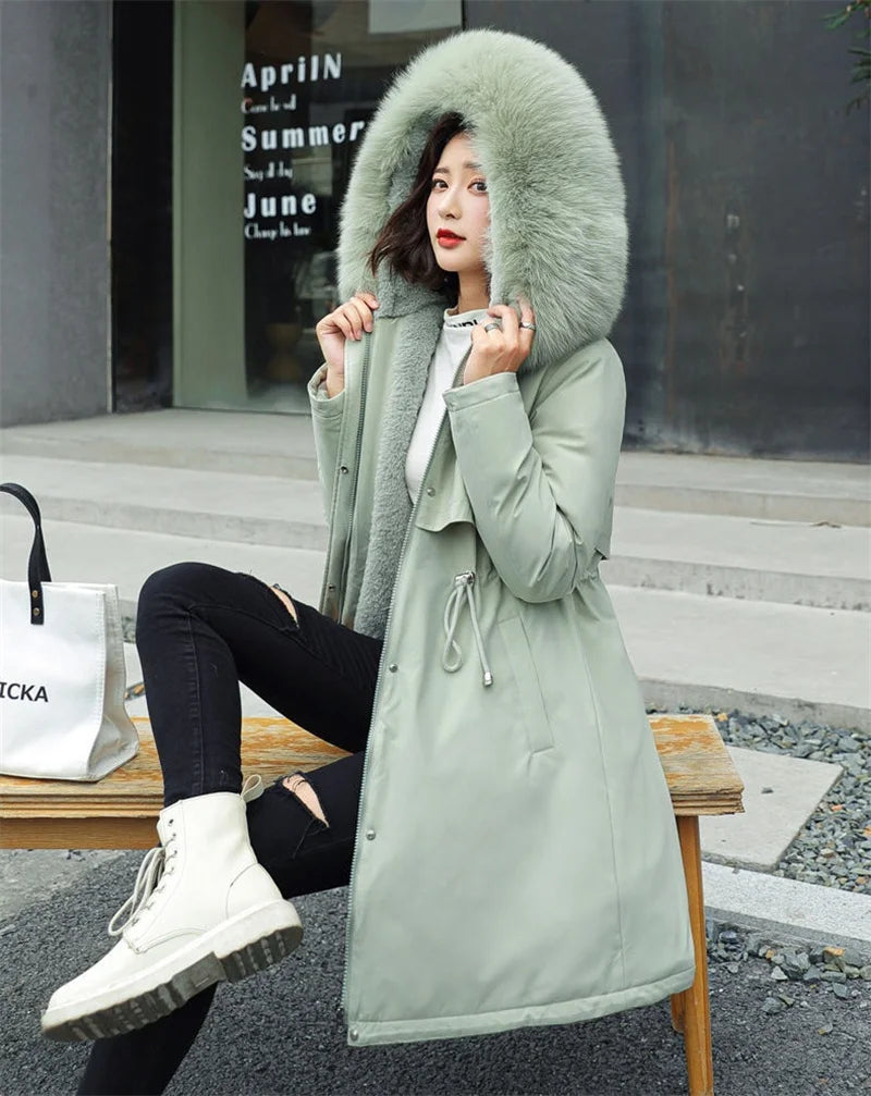 Women Wool-Lined Parka