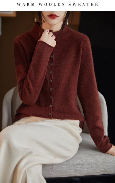 Women Wool Cardigan