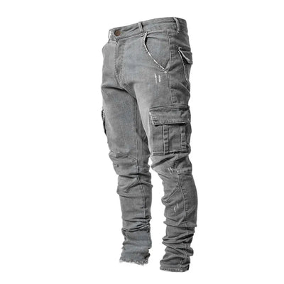 Men Cargo Denim