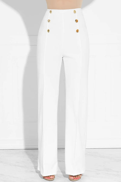 Women Button Trousers