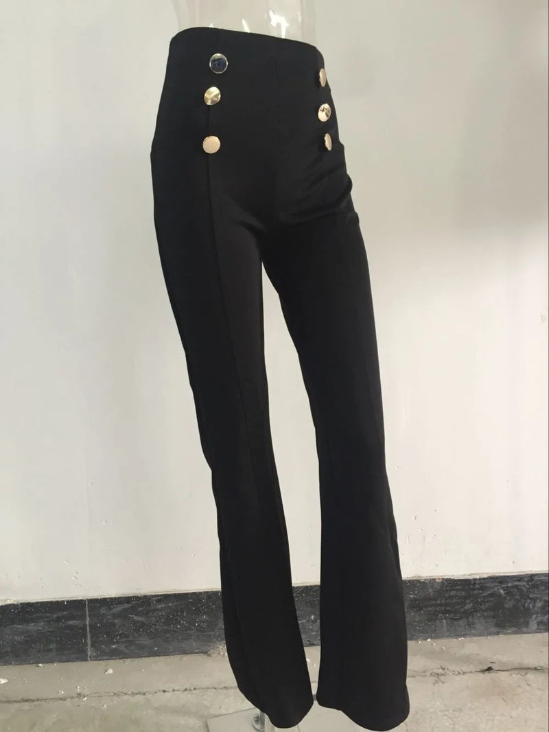 Women Button Trousers