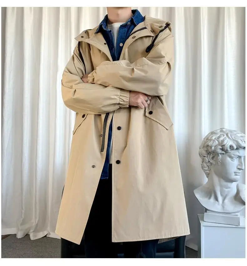 Men Oversized Raincoat