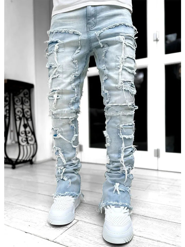 Men Distressed Jeans