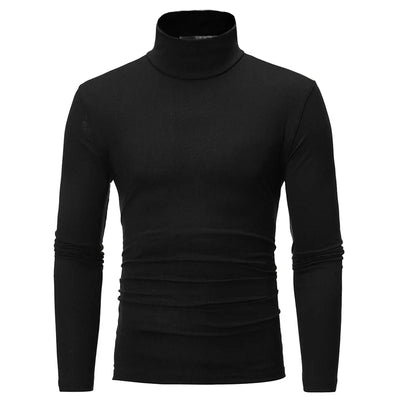 Men Thin Mock Neck