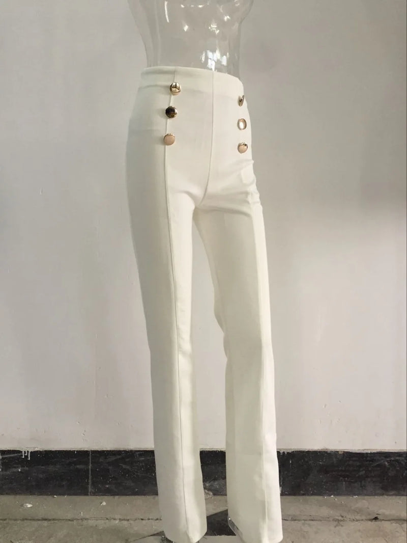 Women Button Trousers