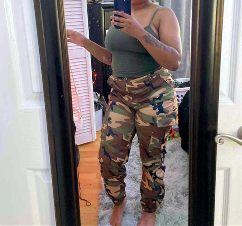 Women Camouflage Cargo