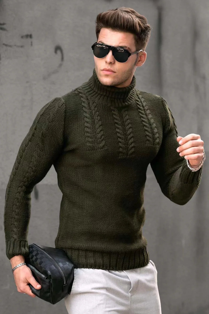 Men Wool Turtleneck