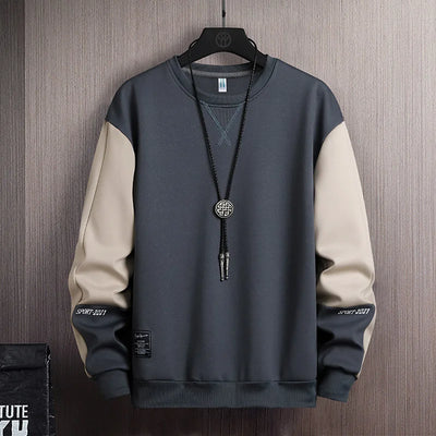 Men Patchwork Sweatshirt