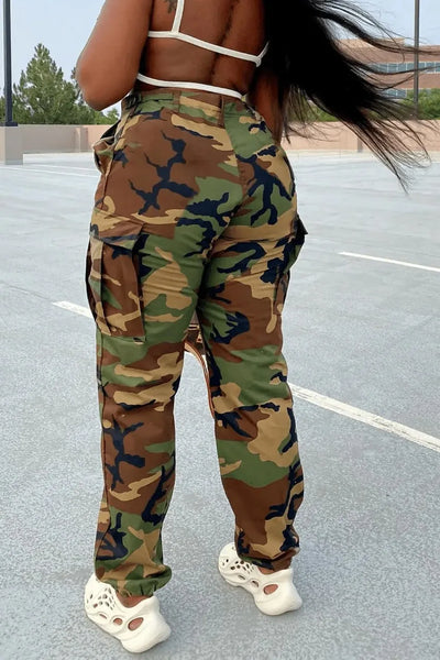 Women Camouflage Cargo