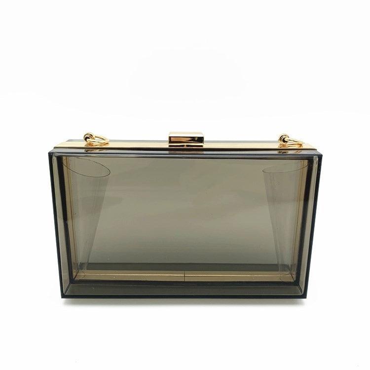 The Transparent Clutch Purse, Acrylic Bag See Through