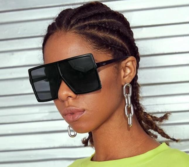 Hot Rod - Flamin Baddie Sunglasses Silver Mirror